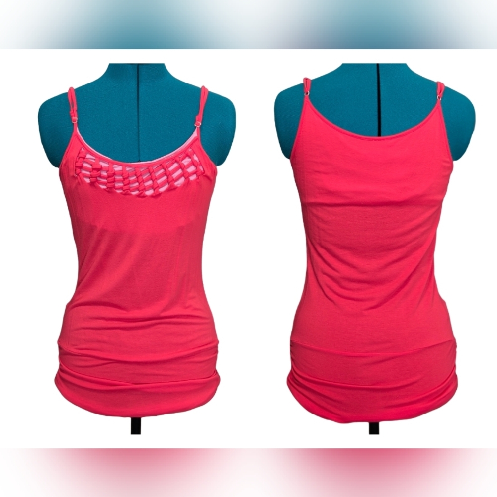 NWOT BCBGirls Red Tank w/Adjustable Straps